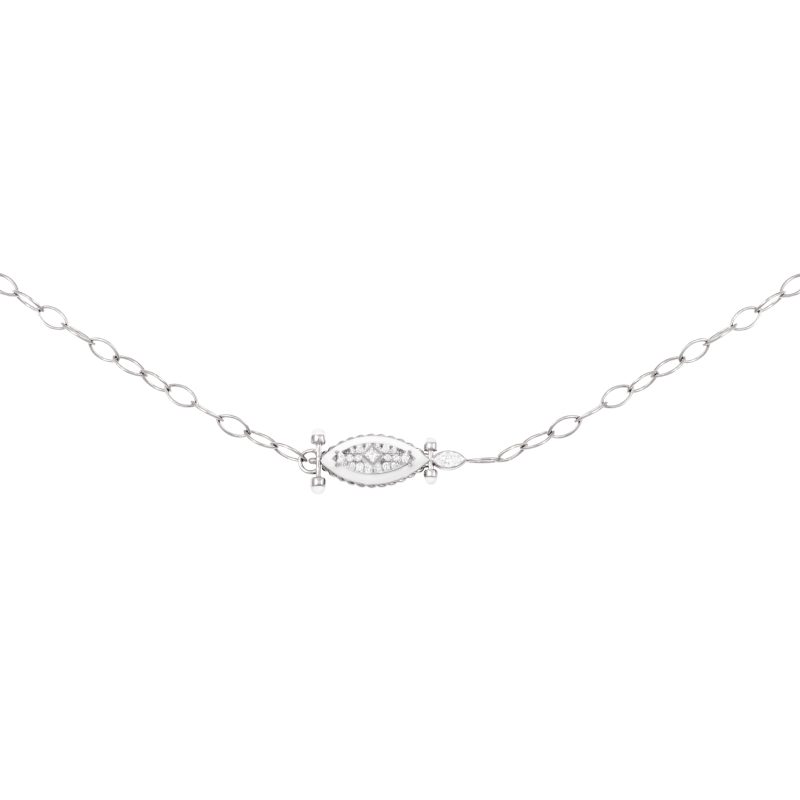 The Capture Choker - White Gold